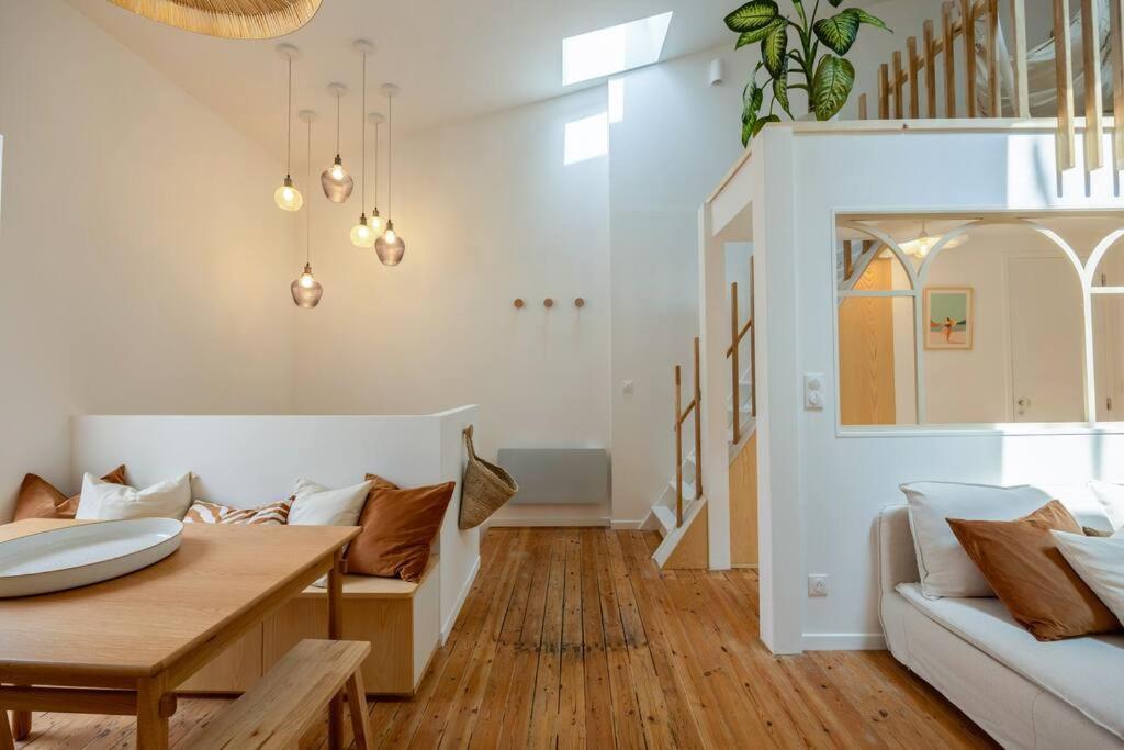 Ღ Mezzanine • T4 Spacieux, Lumineux Et Cosy La Rochelle  Exteriér fotografie